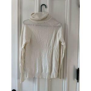 C & C California cream woven turtleneck sweater M